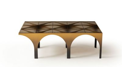 שולחן סלון יוקרתי מעוצב ע''י Atelier Oi ומותג Fendi