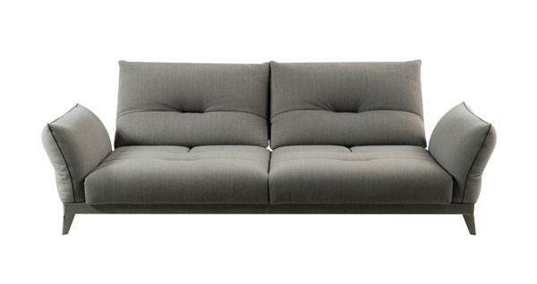 ספה יוקרתית לסלון בעיצוב נקי וקווים מינימליסטיים