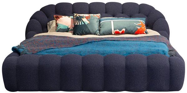 מיטת יוקרה Bubble Bed בעיצוב עגול חלק מקולקציית Roche Bobois